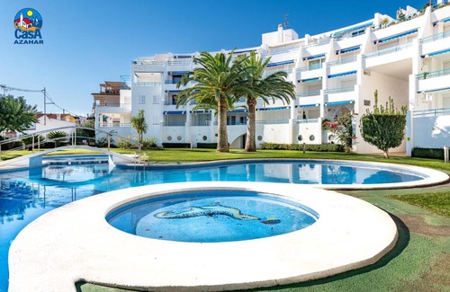 Alcossebre Apartment | Discover Nova Romana Casa Azahar with Oceanfront Pool Access
