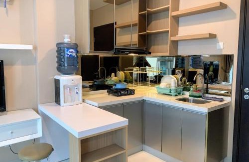Tangerang Apartment | apartemen brooklyn alsut Studio bergaya modern,pusatkota,cozy,pool,gym,wifi