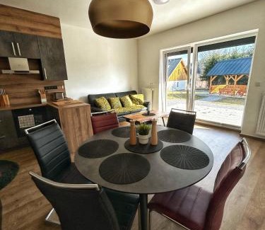 Kasperske Hory Apartment | Modern Apartment A3 Kašperky - Family & Accessible Retreat