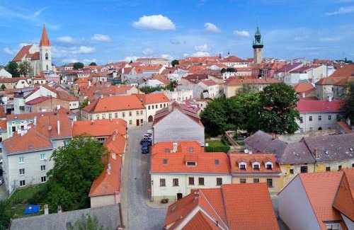 Znojmo Apartment | Cozy Apartmán Antonínská: Family-Friendly with Hot Tub
