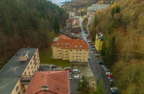 Jachymov Apartment | Pet-Friendly Apartmán Claudia Jáchymov with Pool & Spa