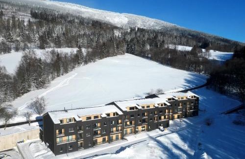 Cerny Dul Apartment | Spacious Apartment for 4-6 Guests with Balconies & Parking