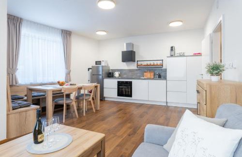 Vrchlabi Apartment | Relax at Resort Vrchlabí: Spa & Hot Tub Amenities Await