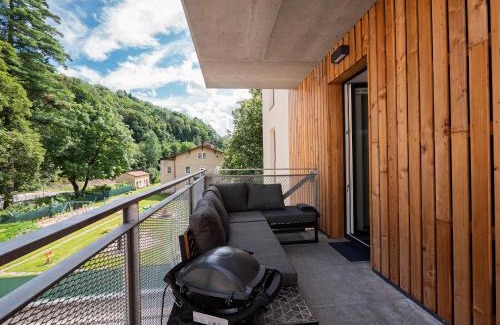Vrchlabi Apartment | Relax at Resort Vrchlabí: Spa & Hot Tub Amenities Await