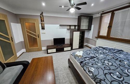 Povazska Bystrica Apartment | Inviting Apartmán WOLF: 4-Star Retreat with Pool & Dining
