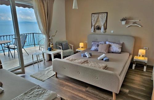 Southwestern Region Apartment | Oceanfront Retreat at Apartmani Rustik Trpejca - 10/10 Rated