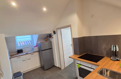 Bad Griesbach im Rottal Apartment | Apartment 'Fernsicht' with Shared Garden, Balcony and Wi-Fi