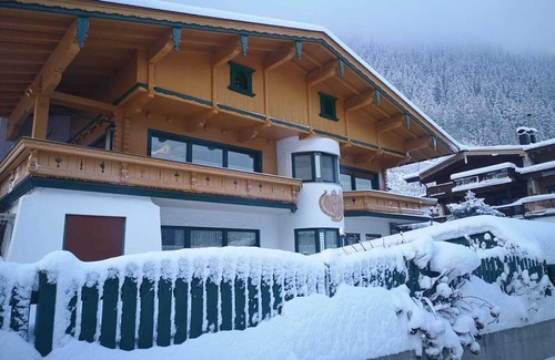 Finkenberg Apartment | Cozy Apartment 1 at Appartementhaus Zillertal with Mountain Views
