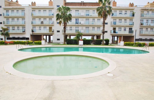 Cubelles Apartment | Beachside Apartment 140 Las Salinas with Terrace & A/C
