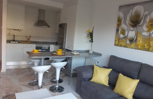 Bueu Apartment | Beachside Apartment Steps from the Shore with Pool Access