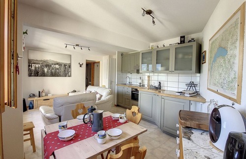 Saint-Jean-dʼAulps Apartment | Relaxing Mountain View Apartment for 4-5 Guests at Grand Cerf