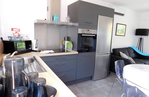 Saint-Florent Apartment | Family Retreat: Beachside Apartment for 4-6, Pool Access