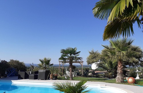 Saint-Pierre-de-Vassols Apartment | APARTMENT 4km from Bedoin exceptional panoramic view, quiet, swimming pool