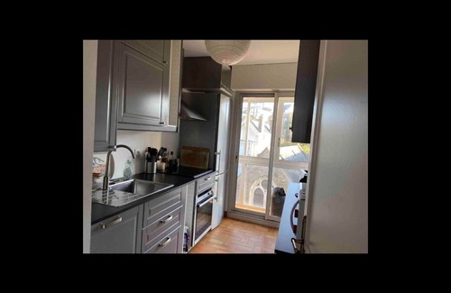 Saint-Igneuc Apartment | Cozy Apartment with Sea View Steps from Beach and Center