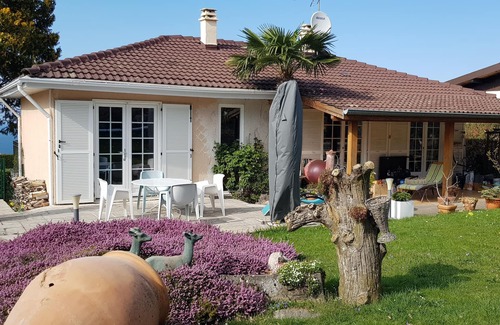 Publier Villa | Apartment 83 m2 in villa view Lake Geneva and Golf Evian on foot