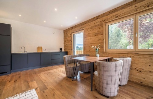 San Pancrazio Apartment | Alpreid Kernig: Mountain View Apartment with Pool & Garden