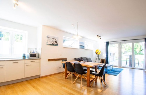 Hinterstoder Apartment | Apartment/apartment 2, separate WC and bath/shower - butcher's shop - café, apartments