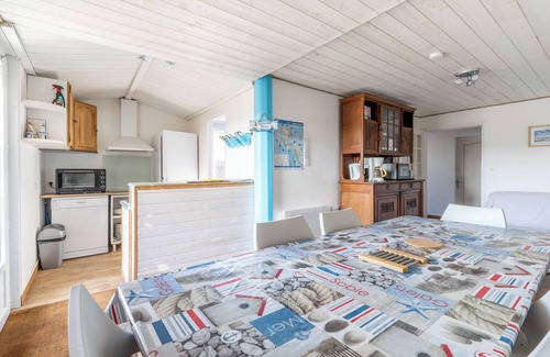 Barbatre Apartment | Cozy Apartment Steps from the Beach with Private Garden