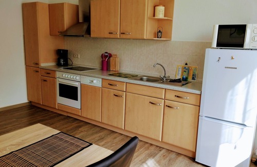 Goerlitz Condo | Spacious Apartment with Balcony and Family-Friendly Amenities