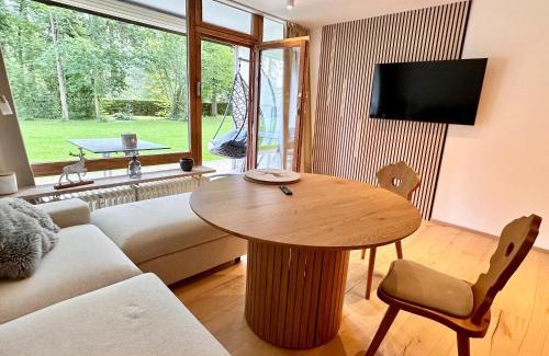 Sankt Martin bei Lofer Apartment | Relaxing Studio with Indoor Pool & Garden Renovation