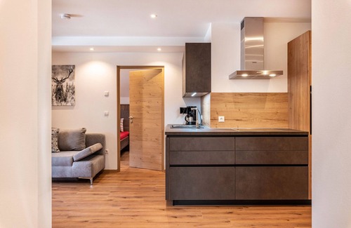 Luson Apartment | Mountain View Apartment with Balcony & Spa Amenities