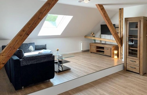 Holtriem Apartment | Oceanfront Escape at Apartment Borkum with Spa & Views