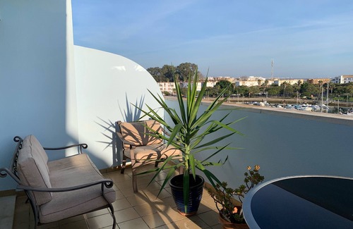Ayamonte Apartment | Stylish Penthouse with Marina Views & Sun Terrace Access