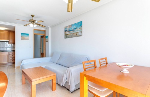 Santa Pola Apartment | Apartment 'Carmela En Santa Pola' with Balcony, Wi-Fi and Air Conditioning