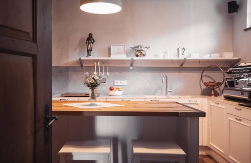 San Lorenzo di Sebato House | Discover Castel Maurn Suite Dürer with Scenic Mountain Views