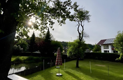 Hayingen Apartment | Apartment 'Wohnung 1' with Private Terrace, Shared Garden and Wi-Fi