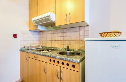 Cesarica Apartment | Pet-Friendly Delfin by Interhome with Oceanfront Pool