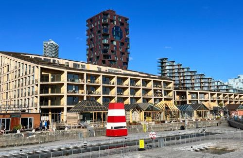 Aarhus C Apartment | Seafront Apartment at Bassin 7 with Big Balcony & Free Parking