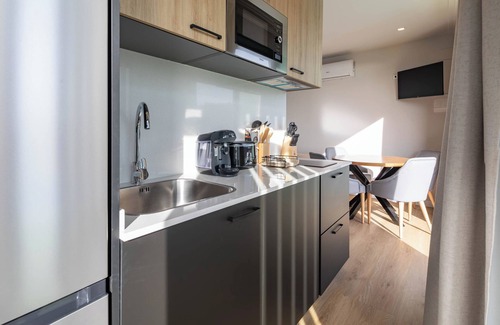 Puebla del Caraminal Apartment | Apartment 'Bungalow 1' with Sea View, Wi-Fi and Air Conditioning