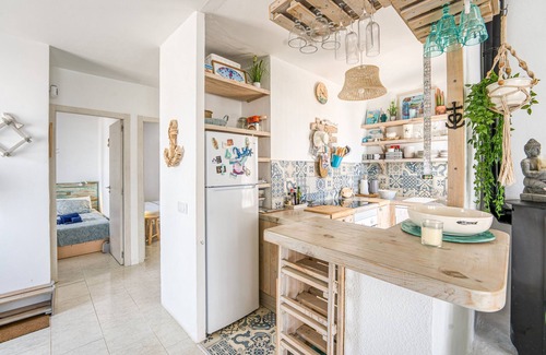 Cala Blanca Apartment | Seaside Apartment 'Mar I Vent' with Private Terrace & Wi-Fi
