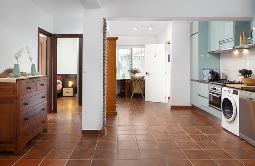 La Cala del Moral Apartment | Oceanfront Retreat: Apartment Los Olivos with Heated Pool