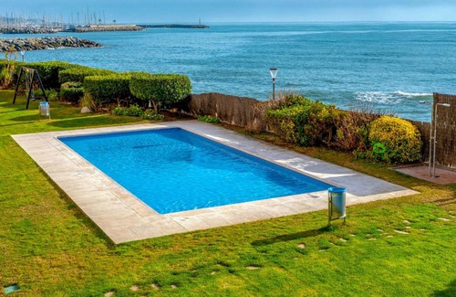 Sant Andreu de Llavaneres Apartment | Oceanfront Apartment Blaumar by Interhome - Rated 8.9/10