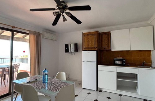 Portinatx Apartment | Apartment in A Hotel 'Vista Mar 1Aa' with Sea View, Wi-Fi and Air Conditioning