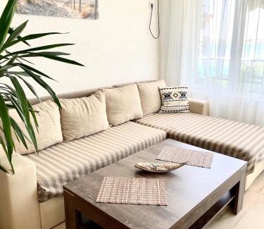 Pomorie Apartment | Oceanfront Apartment Europe Pomorie with Pool Access