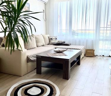 Pomorie Apartment | Oceanfront Apartment Europe Pomorie with Pool Access