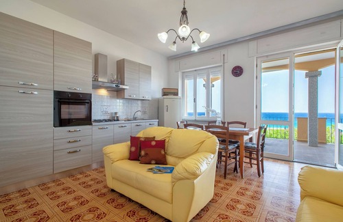 Lu Bagnu Apartment | Family Beach Apartment with Sea View & Private Terrace