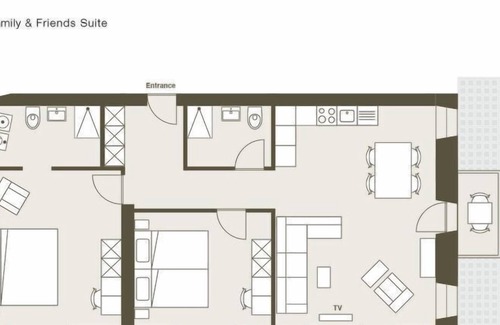 Nussbaumen Apartment | Apartment Family Suite in Baden - 6 persons, 2 bedrooms