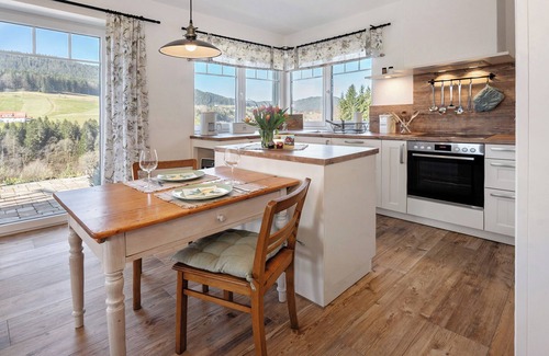 Baiersbronn Apartment | Apartment 'Ferienwohnung Sommerseite' with Private Terrace and Wi-Fi
