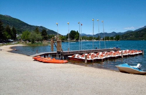 Calceranica al Lago Apartment | Discover 'Garden Alle Barche - Cinzia 5' with Lake View