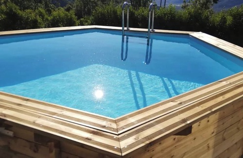 Saint-Priest Apartment | Gîte L'ecureuil: Relax by the Pool with Private Terrace