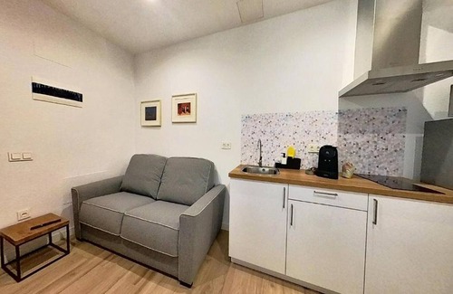 Puerto del Rosario Apartment | Welcoming Blue Apartment with Kitchen in Puerto del Rosario