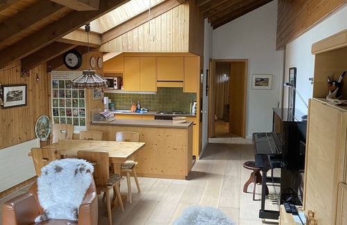 Adelboden Apartment | Scenic Apartment in Adelboden with Pool and Breathtaking Views