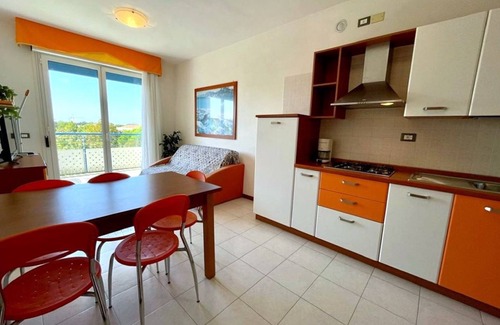 Torre di Fine Apartment | Cozy Caorle Apartment with Balcony and Oceanfront Views