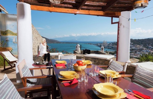 Mavrikiano Apartment | Stunning Elounda-Bay View Apartment with Oceanfront Amenities