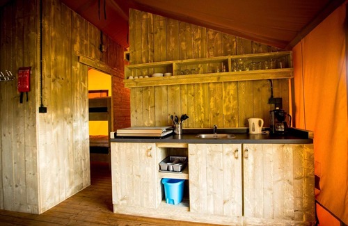 Udenhout RV Rental | Cozy Tent Lodge Near Loonse and Drunense Duinen