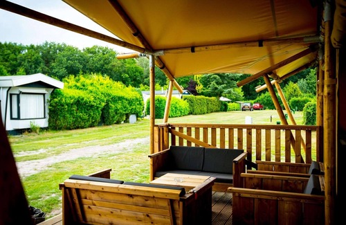Udenhout RV Rental | Cozy Tent Lodge Near Loonse and Drunense Duinen